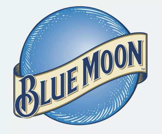 Blue Moon Beer Decal Bumper Sticker