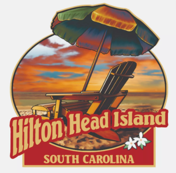 Hilton Head Island South Carolina Sticker Decal