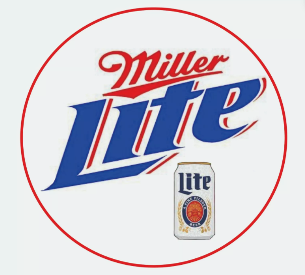 Miller High Life Beer Decal Bumper Sticker - Vinyl Self-Adhesive Bar Logo Sticker