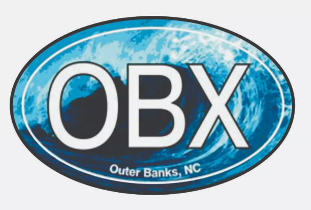 OBX Outer Banks North Carolina Sticker Decal