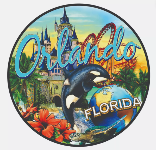Orlando Florida Sticker Decal Bumper Sticker