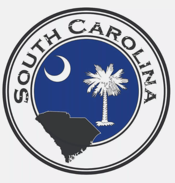South Carolina State Sticker Decal