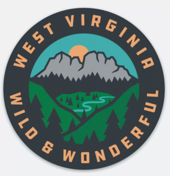 West Virginia Wild & Wonderful Sticker Decal