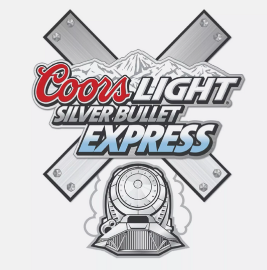 Coors Light Silver Bullet Express Sticker Decal Bumper Sticker