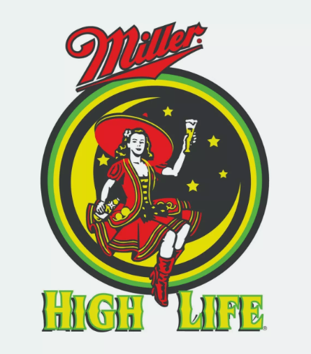 Miller High Life Vintage Type Beer Decal
