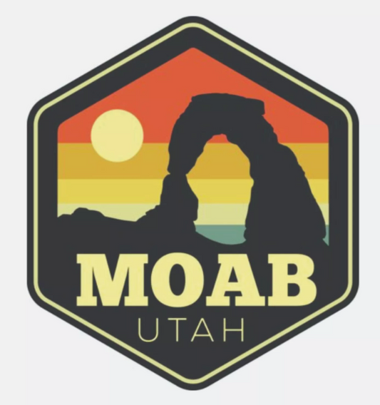 Moab Utah Sticker Park Decal
