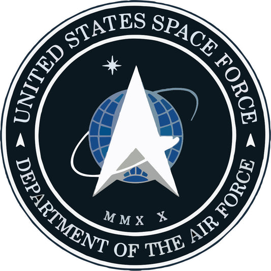 Space Force Emblem -  Military Bumper Sticker  / Decal