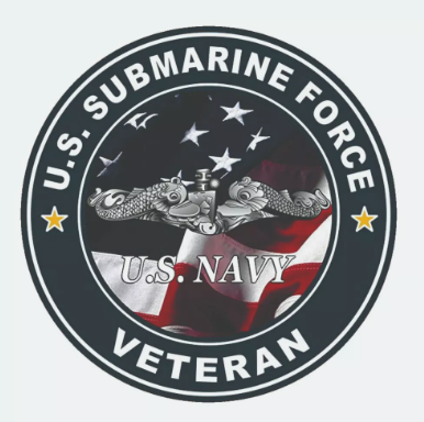 US Navy Submarine Veteran Emblem Decal