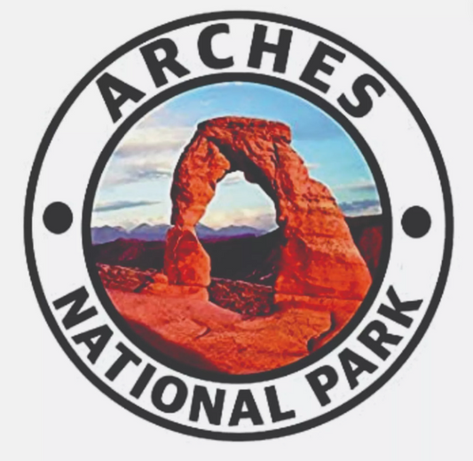 Arches National Park Sticker Utah National Park Decal / Sticker