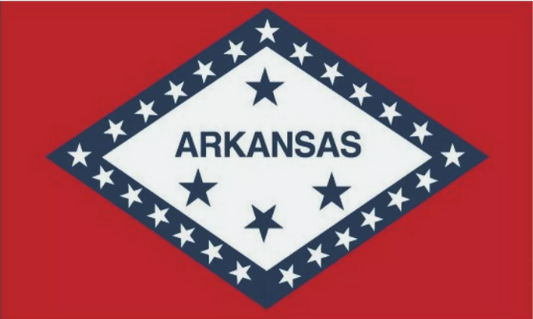 Arkansas State Flag Sticker, Decal, Bumper Sticker Vacation Sticker