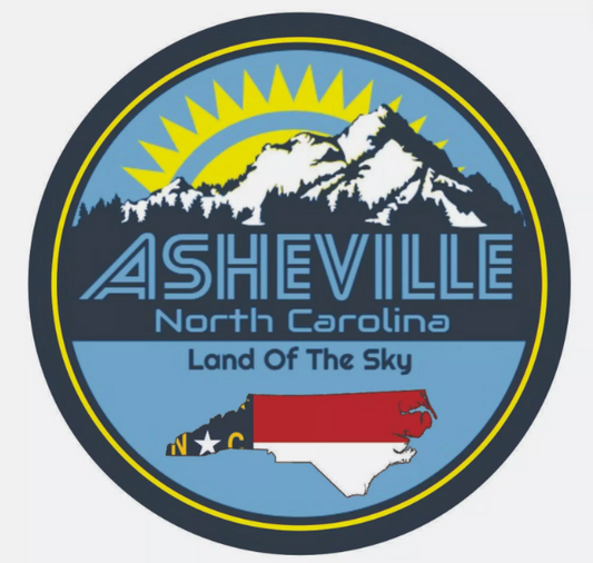 Asheville North Carolina Sticker Decal