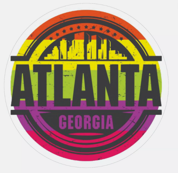 Atlanta Sticker Atlanta Georgia Sticker Decal Bumper Sticker – Lakeside Graphics