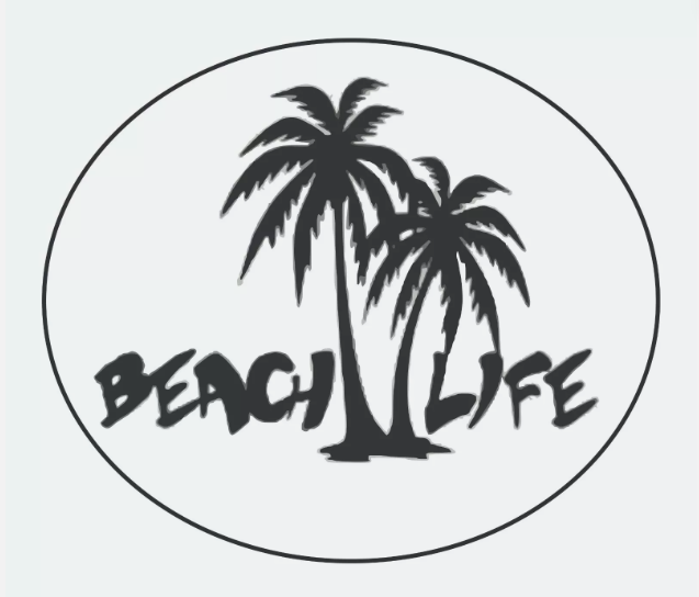 Beach Life Sticker, Decal, Bumper Sticker Vacation Sticker
