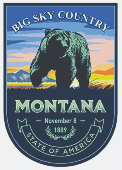 Big Sky Country Montana Decal Bumper Sticker