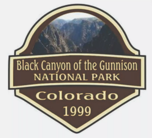 Black Canyon of the Gunnison National Park Sticker Colorado National Park Decal