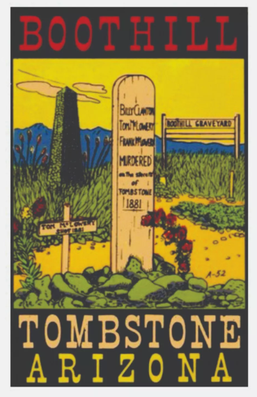 Tombstone Arizona Sticker Decal Bumper Sticker