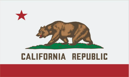 California State Flag Sticker, Decal, Bumper Sticker Vacation Sticker