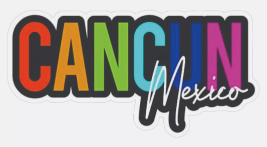 Cancun Mexico Sticker Decal