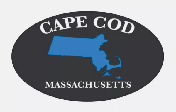Simple Cape Cod Icon Cape Cod Massachusetts Sticker Decal Bumper Sticker – Lakeside Graphics
