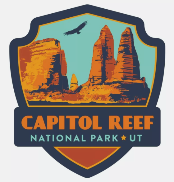 Capitol Reef National Park Sticker Utah National Park Decal