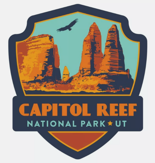 Capitol Reef National Park Sticker Utah National Park Decal