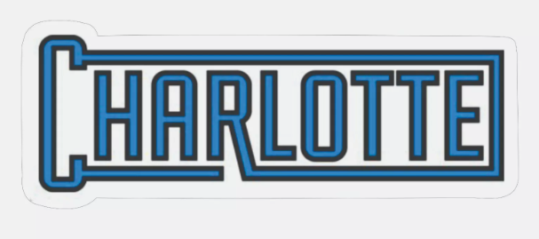 Charlotte North Carolina Sticker Decal Bumper Sticker – Lakeside Graphics