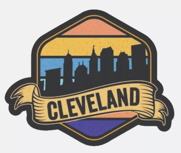 Cleveland Ohio Sticker Decal Bumper Sticker – Lakeside Graphics
