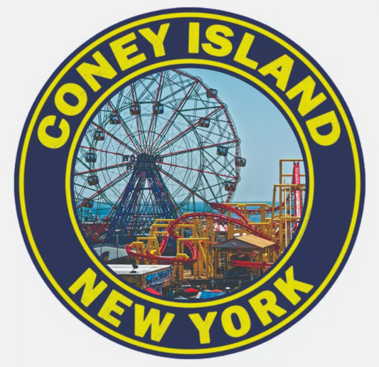 Coney Island New York Sticker Decal Bumper Sticker