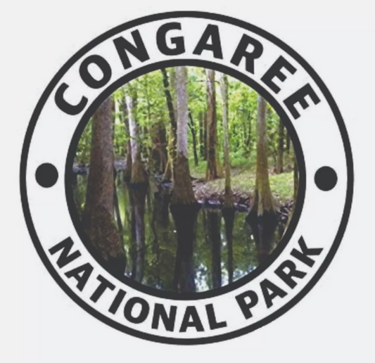Congaree National Park Sticker South Carolina National Park Decal