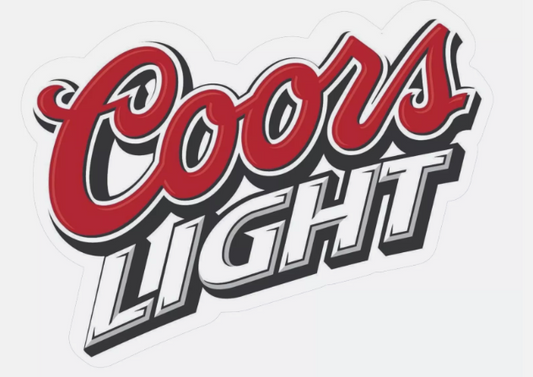 Coors Light Sticker Decal Bumper Sticker