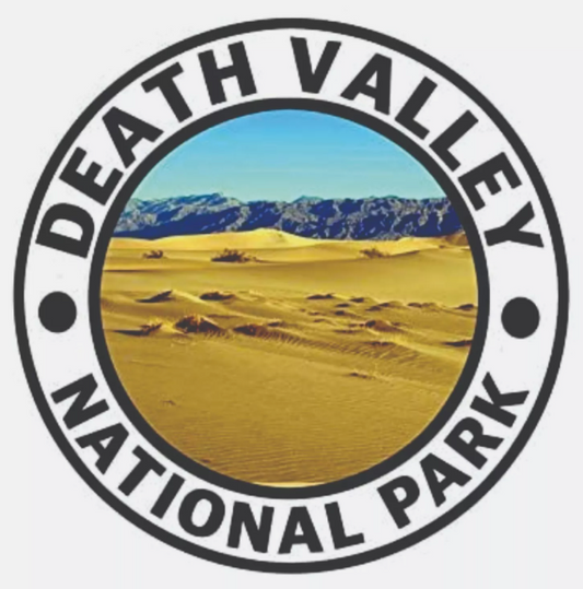 Death Valley National Park Sticker California and Nevada National Park Decal