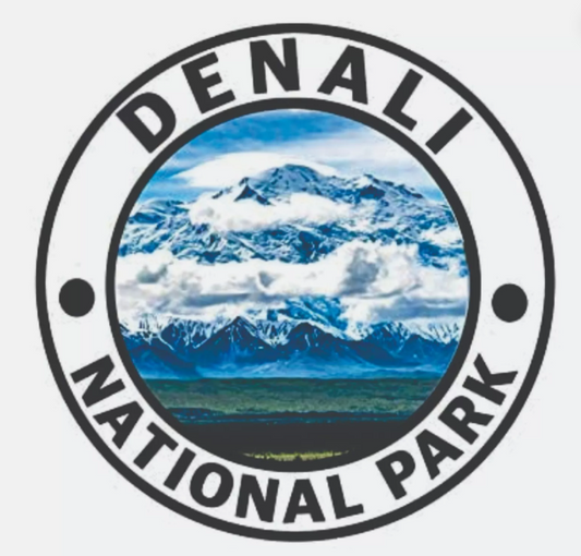 Denali National Park Sticker Alaska National Park Decal
