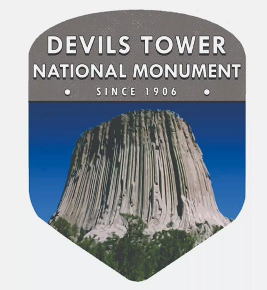 Devil's Tower Sticker Wyoming Park Decal