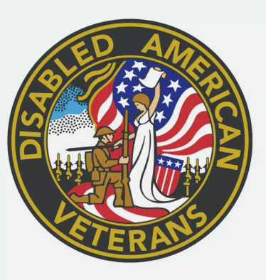 Disabled American Veteran -  Military Bumper Sticker  / Decal