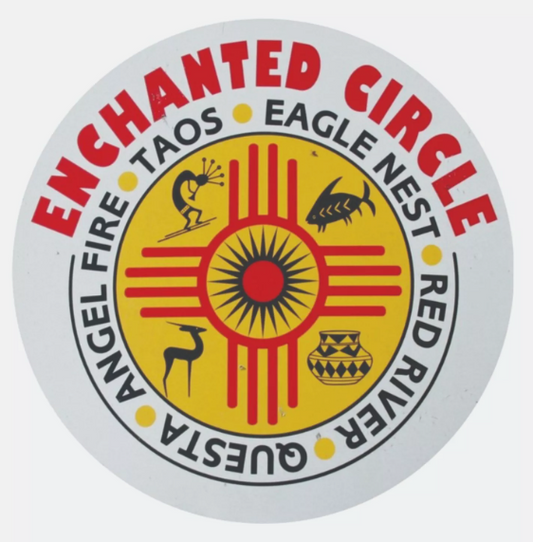 Enchanted Circle Taos Eagle Nest Red River New Mexico Sticker Decal