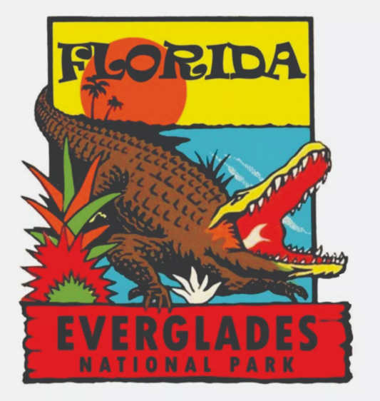 Everglades National Park Sticker Florida National Park Decal