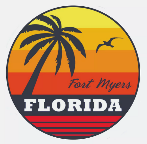 Rsw Sticker Fort Myers Florida Sticker Decal – Lakeside Graphics