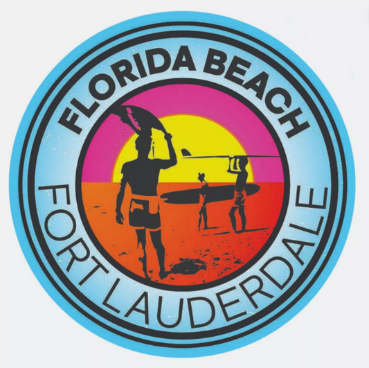 Fort Lauderdale Beach Florida Sticker Decal
