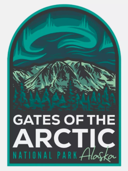 Gates of the Arctic National Park Sticker Alaska National Park Decal