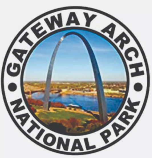 Gateway Arch National Park Sticker Missouri National Park Decal