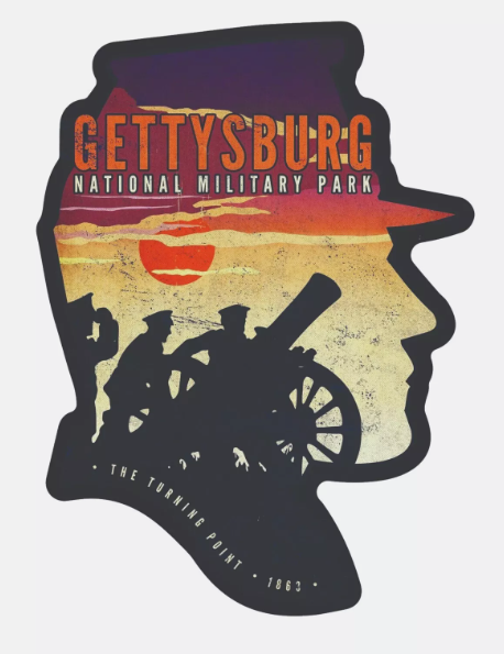 Gettsburg The Turning Point Sticker Decal Bumper Sticker