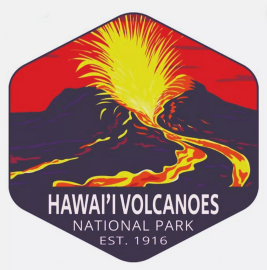 Hawaii Volcanoes National Park Sticker Hawaii National Park Decal