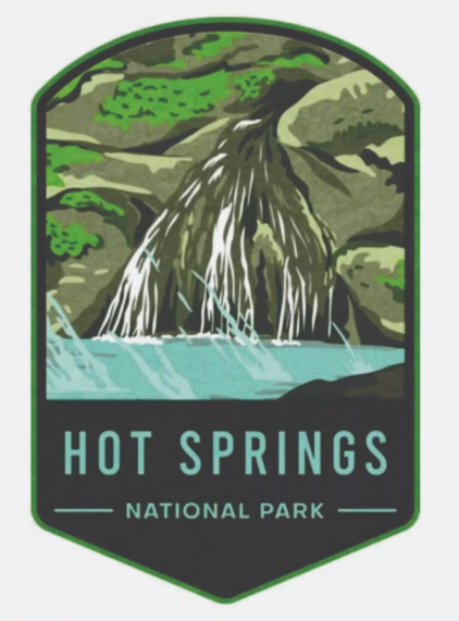 Hot Springs National Park Sticker Arkansas National Park Decal