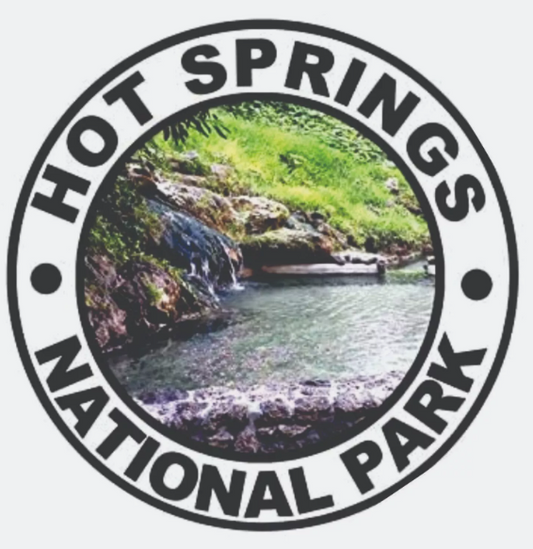 Hot Springs National Park Sticker Arkansas National Park Decal