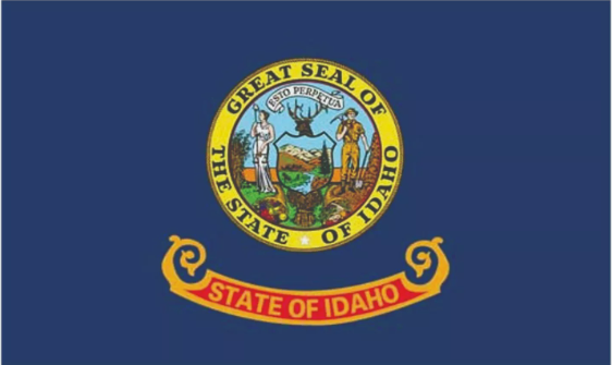 Idaho State Flag Sticker, Decal, Bumper Sticker Vacation Sticker