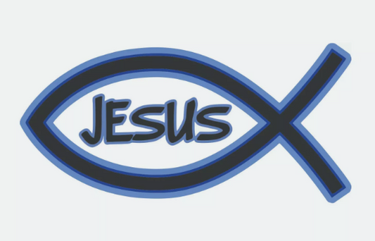 Jesus Christian Vinyl Decal - Faith Car Sticker