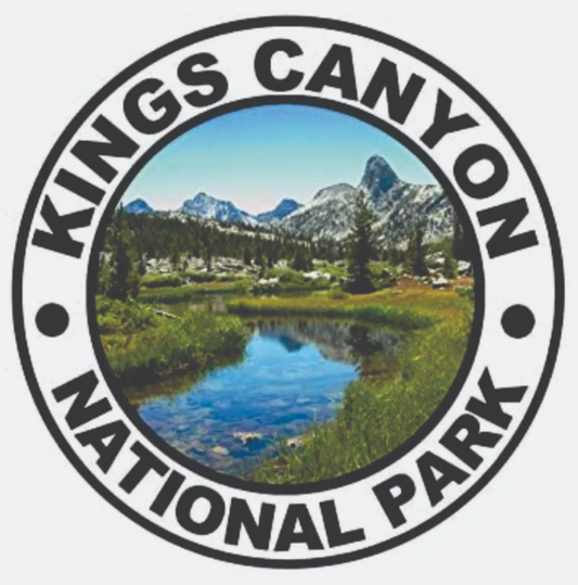 Kings Canyon National Park Sticker California National Park Decal