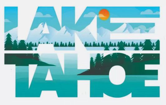 Lake Tahoe Nevada California Sticker Decal