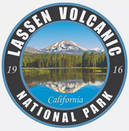 Lassen Volcanic National Park Sticker California National Park Decal