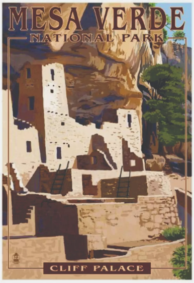 Mesa Verde National Park Sticker Colorado National Park Decal